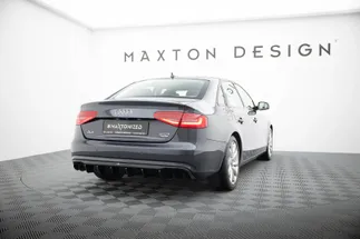 Maxton Design Rear Valance For B8 Audi A4 Facelift (Dual Tips)